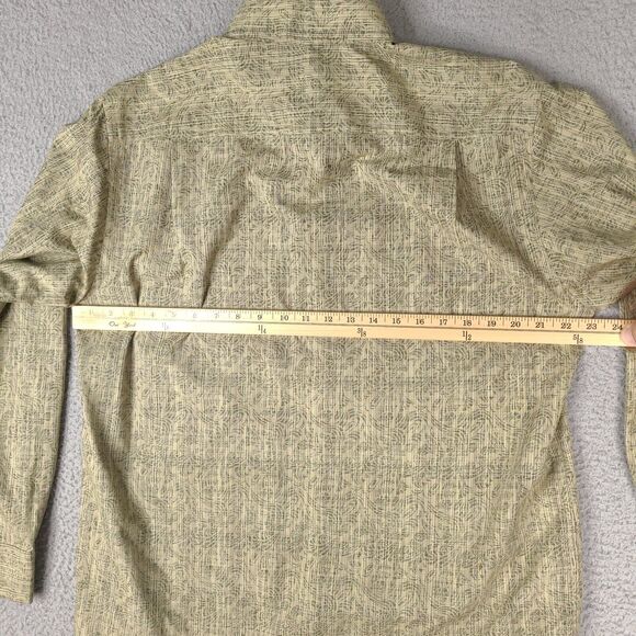 Tommy Bahama Shirt Mens Medium Green Striped Floral Long Sleeve Button Down‎ - Picture 12 of 16